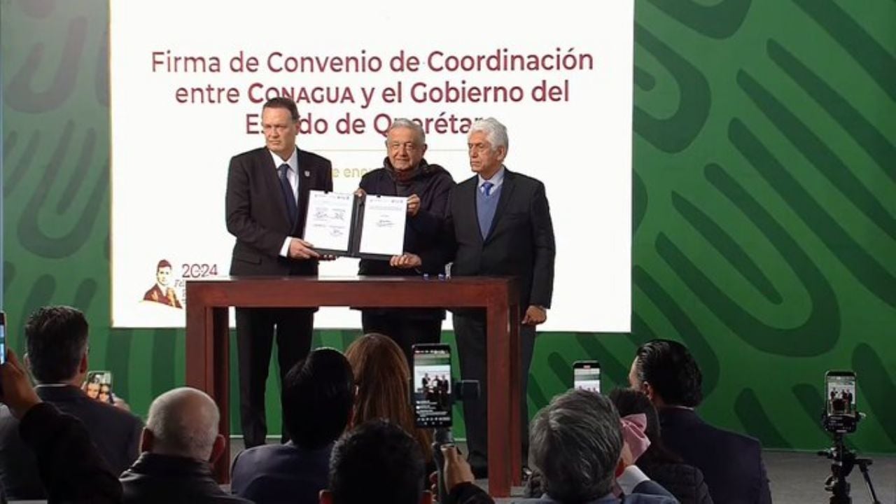 Convenio De Colaboraci N Entre Conagua Y Quer Taro Es Firmado Por Amlo