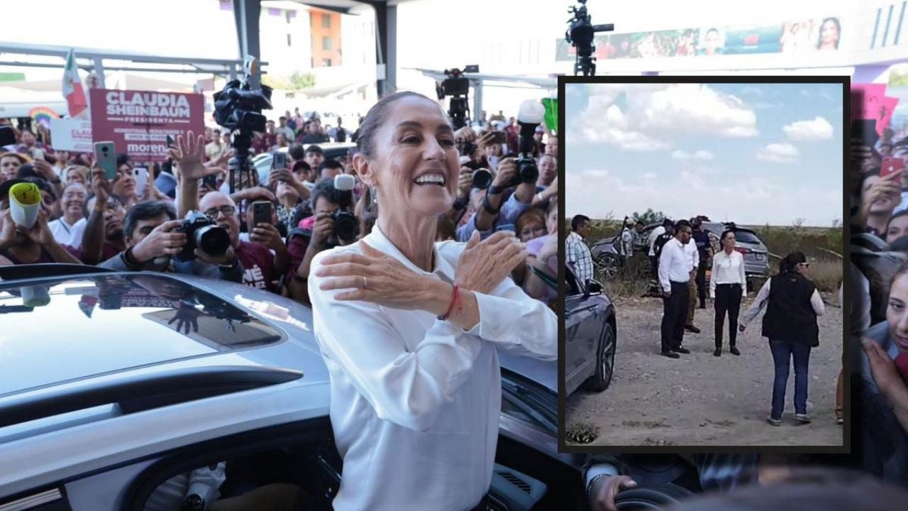 Equipo De Claudia Sheinbaum Sufre Percance En Carretera La Virtual