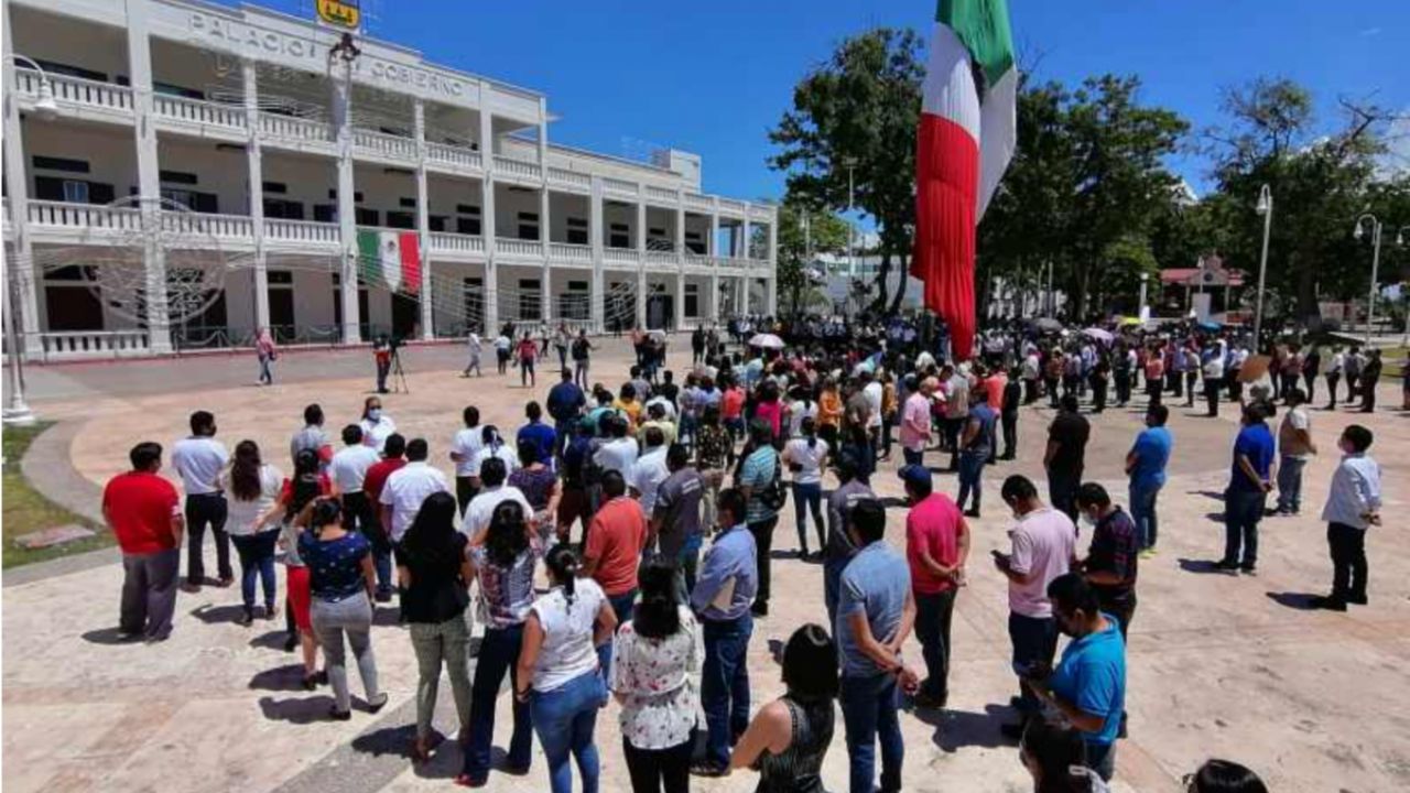 Simulacro Sorpresa En El Palacio De Gobierno De Quintana Roo Por El D A