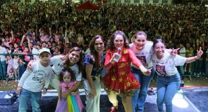 Inicia Mara Lezama en Chetumal, celebración de Reyes Magos junto a miles de niñas y niños con Tatiana