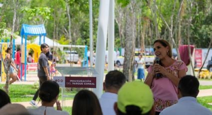 Inaugura Mara Lezama nuevo parque Xiimbal, en Cancún, así es como luce