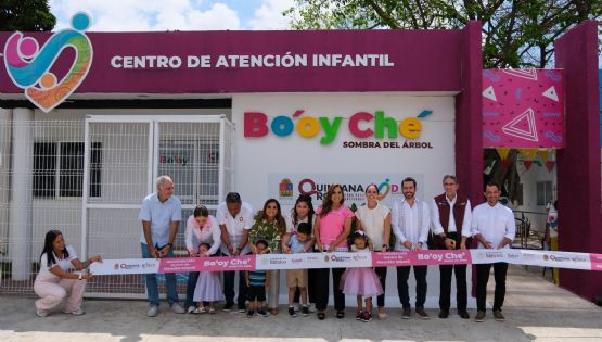 Inauguran Mara y Vero Lezama Espinosa el CAI Bo’oy Ché para la educación en Cancún