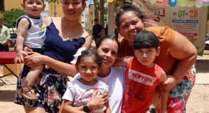 Festeja Ana Paty Peralta Día de las niñas y niños en la SM 249